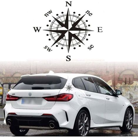 15 Cm Großer Vinyl-kompassaufkleber Für Die Motorhaube Und Außengestaltung Von Autos Und Wohnmobilen