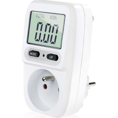 Enowelir Stromzähler Mit Lcd-display, Steckdosen-wattmeter, Misst Den Verbrauch Bis Maximal 3680 W.