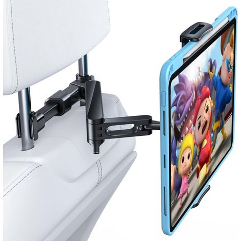 Tablet-halterung Fürs Auto, Ausziehbare Kopfstützenhalterung Mit 360°-drehung Für Ipads (4,4 Bis 11 Zoll), Galaxy Tabs, Huawei Mediapads Und Switch