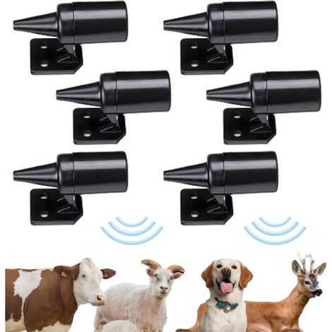 Aiperq – 6er-pack Ultraschall-wildabwehrpfeifen – Leichtes Autoabwehrsystem – Hält Rehe Und Wildschweine Fern – Einfache Montage Mit Klebeband