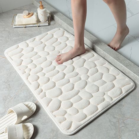 Linghhang – Saugfähige, Rutschfeste Badematte Aus Polyesterfaser – Korallenvlies – Rutschfeste Sbr-rückseite – 40 X 60 Cm