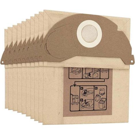 Enowelir 10er-pack Ersatz-staubbeutel Für Wd2 Mv2 Wd2250 A2004 A2054 Staubsauger