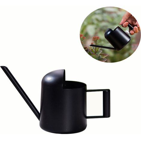 Kleine 300-ml-gießkanne Aus Edelstahl Für Zimmerpflanzen, Mit Langem Ausguss Und Griff, Mini-gartengießkannen Für Zuhause, Balkon, Büro, Bonsai