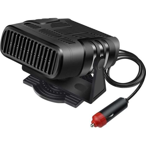 Enowelir 200w 24v Auto-heißluftgebläse, Scheibenheizung, Universeller Luftreiniger Mit Doppelfunktion, Schwarz