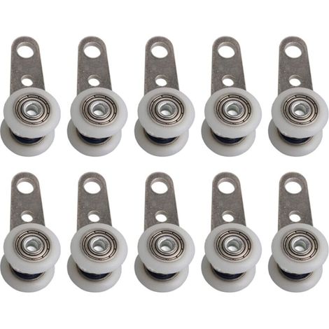 Memkey – Set Mit 10 Metall- Und Kunststoffrollen, 19 Mm – Tragfähigkeit 20 Kg – Abmessungen 4,5 X 1,9 Cm – Für Büromöbel Und Schränke