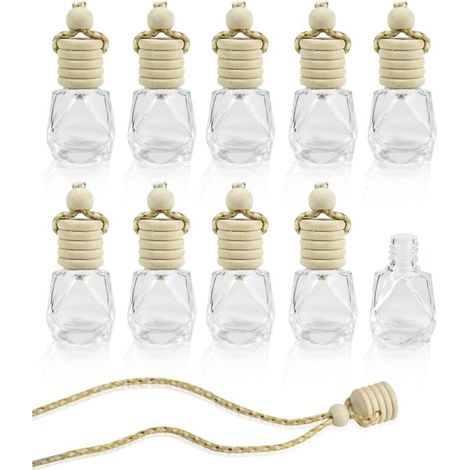 Set Mit 10 Auto-lufterfrischern, Aromatherapie, Hängender Ätherischer Öldiffusor - Dekorative Accessoires