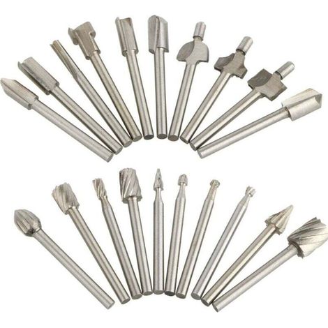 Enowelir 20er-pack Hartmetall-schneidbits Für Dremel-rotationsschleifer