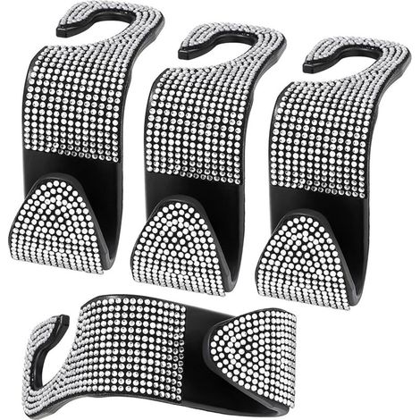 Csparcv 4er-set Autositzhaken, Autoaufbewahrungshaken, Universal-aufbewahrungshaken Zum Aufhängen Von Kleidung, Handtaschen Und Einkaufstaschen