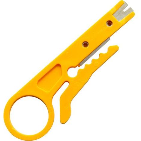 4 Kleine Gelbe Abisolierzangen, Abisolierwerkzeuge, Telefonkabel, Netzwerkkabel-abisolierzangen, Kleine Karten-/wählscheiben-abisolierzangen