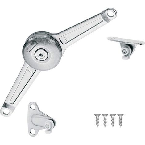 Aiperq – Scharnier Für Klappschränke – Brems- Und Verriegelungssystem – 135 Mm Einbautiefe – 1 Stück – Einstellbare Maximallast