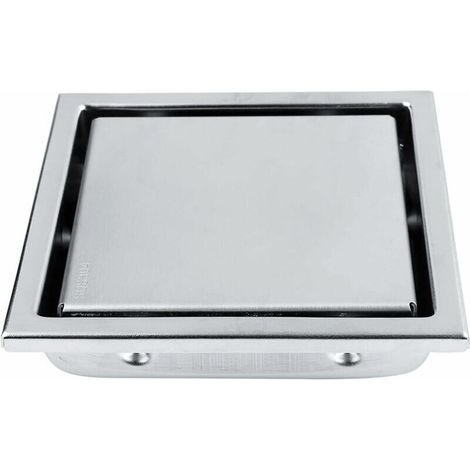 Memkey – Quadratischer Bodenablauf 110 X 110 Mm – Edelstahl – Abnehmbarer Deckel Für Einfache Reinigung – Schneller Wasserablauf Für Bad Und Küche