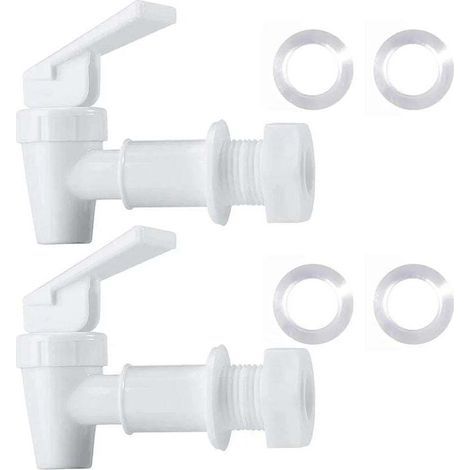 Bpa-freier Kunststoff-ersatz-wasserhahn Für Die Arbeitsplatte Mit Filter, Wasserkühler Und Karaffe (2 Weiß)
