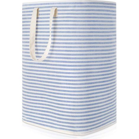 Memkey – Faltbarer Wäschekorb (72 L) – Wasserdichtes Terylene-gewebe – Verstärkte Griffe – Maße: 40 X 30 X 60 Cm