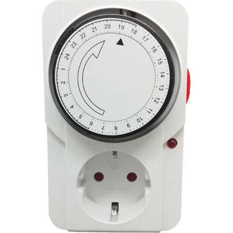 Memkey – Mechanischer Tagestimer 3000 W – 16 A Stromstärke – 220–240 V Ac Netzteil – Flammhemmendes Pc-material – 24-stunden-timerbereich