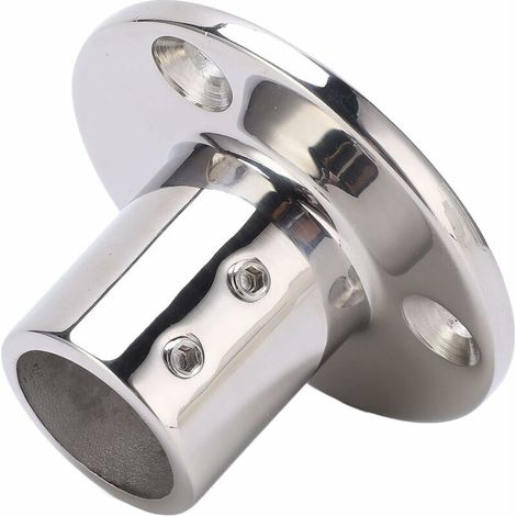 Memkey – Handlaufrohrverbinder Aus Edelstahl 316 – 25 Mm Rostfreier Rundsockel – Für Armlehnen Und Geländer Auf Schiffen