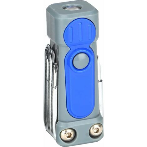 Tragbarer Schraubendreher Mit Led-taschenlampe Für Den Innen- Und Außenbereich, Auto, Camping, Arbeit, Reparatur, Beleuchtung Und Zubehör, Blau
