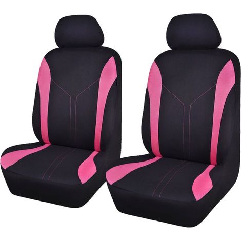 Universal-netz-autositzbezüge (2 Vordersitze, Schwarz/pink) Npterbl