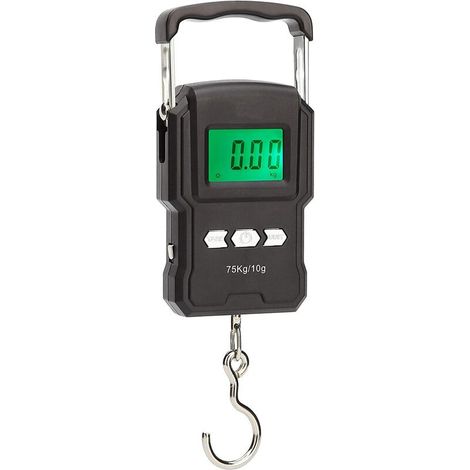 Hängende Angelwaage, Elektronische Angelwaage, Digitale Angelwaage Mit Haken Und Maßband, Hintergrundbeleuchtetes Lcd-display, 2 Aaa-batterien Im Lieferumfang Enthalten