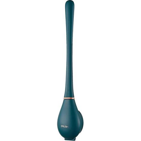 Linghhang – Blaue Silikon-wand-wc-bürste – Flexibel Mit Schnelltrocknender Halterung – Kratzfeste Borsten Für Effektive Reinigung