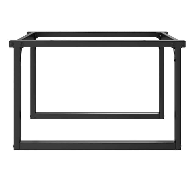 vidaXL Couchtischbeine O-Gestell 70x60x43 cm Stahl 357873