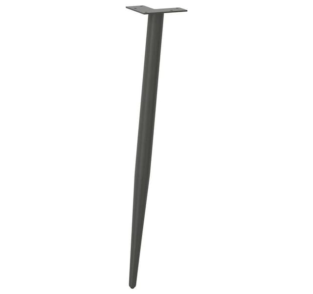 vidaXL Konsolentischbeine Konische Form 4 Stk Anthrazit 72-73 cm Stahl 4012518