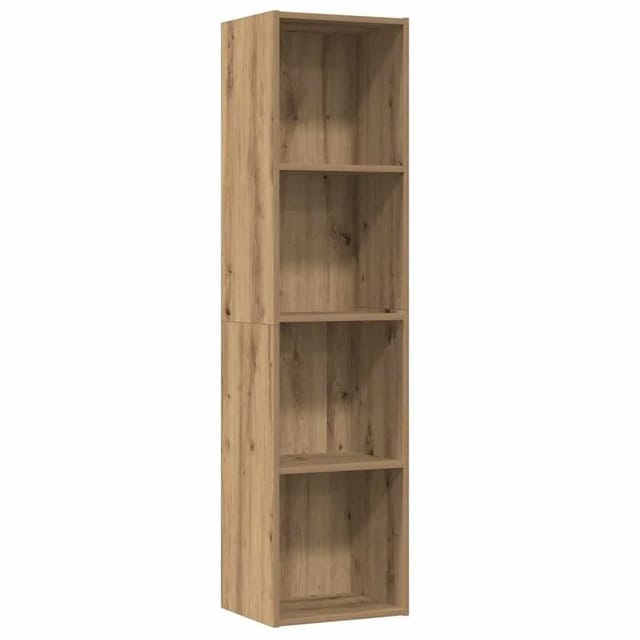 vidaXL Bücherregal/TV-Schrank Altholz-Optik 36x30x143 cm Holzwerkstoff 855812