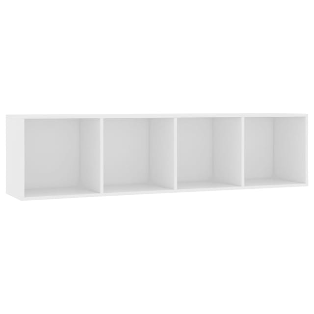 vidaXL Bücherregal/TV-Schrank Weiß 143×30×36 cm 800261