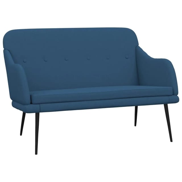 vidaXL Sitzbank Blau 110x76x80 cm Stoff 351490