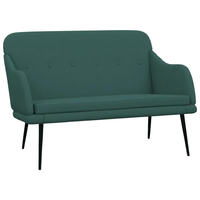 vidaXL Sitzbank Dunkelgrün 110x76x80 cm Stoff 351487