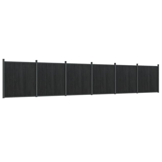 vidaXL Zaunelement Grau 1045x186 cm WPC 3282794