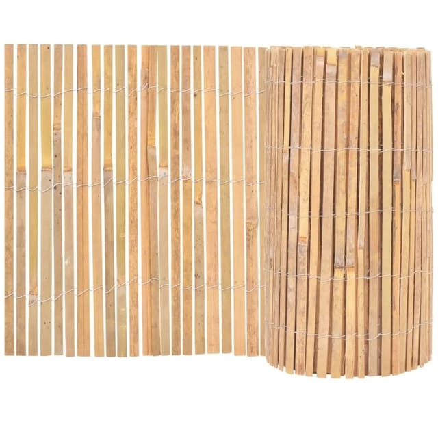 vidaXL Gartenzaun Bambus 1000×50 cm 142678