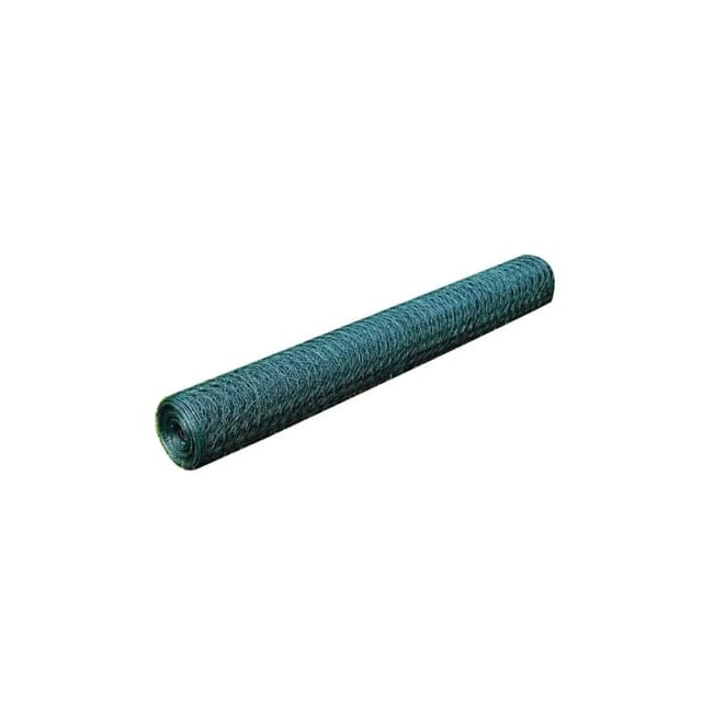 vidaXL Drahtzaun mit PVC-Beschichtung 25x0,5 m Grün 140406