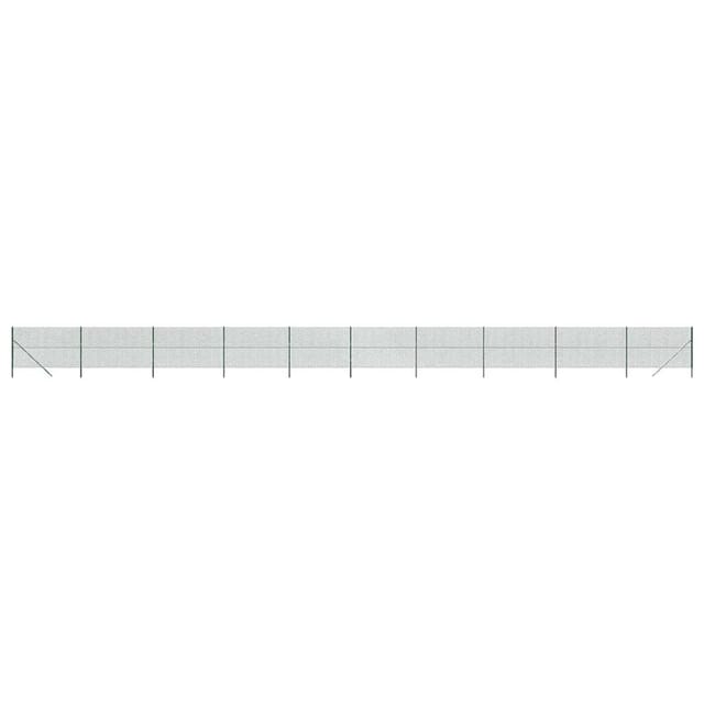 vidaXL Maschendrahtzaun Grün 1,6x25 m 153916