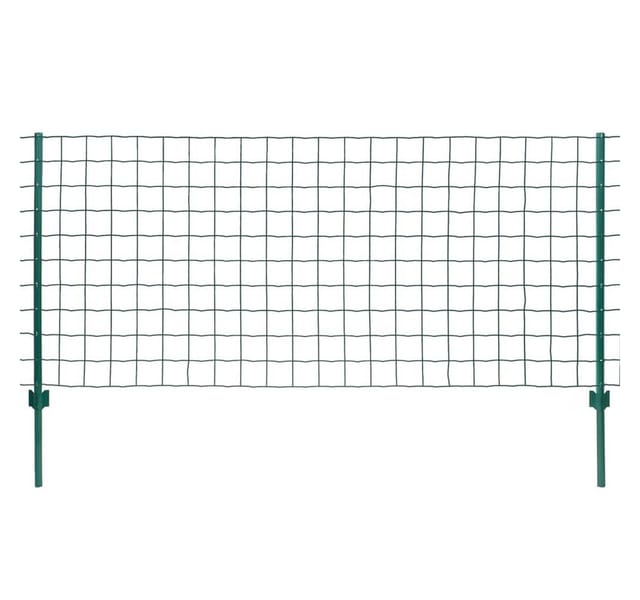 vidaXL Metallzaun Stahl 20 x 1,2 m Grün 142812