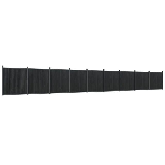 vidaXL Zaunelement Grau 1564x186 cm WPC 3282797