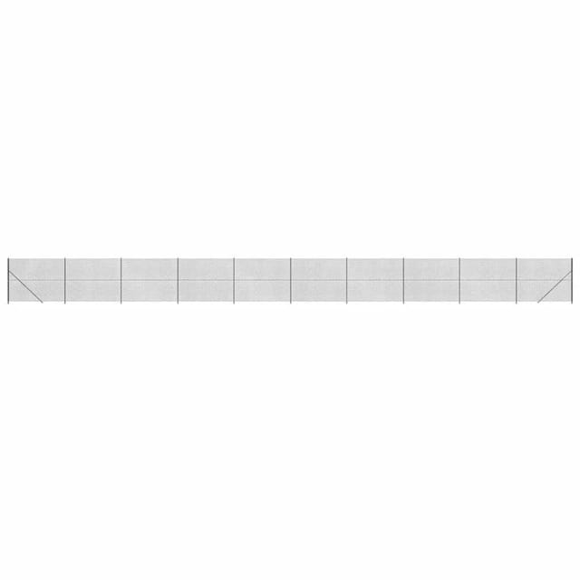 vidaXL Maschendrahtzaun mit Bodenflansch Anthrazit 1,4x25 m 153995