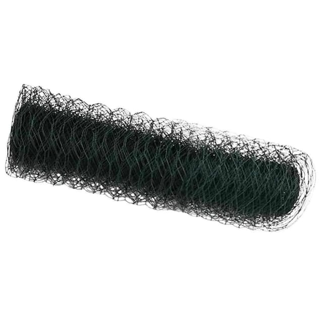 vidaXL Hexagonzaun Grün 0,6 x 100 m PVC 42005451