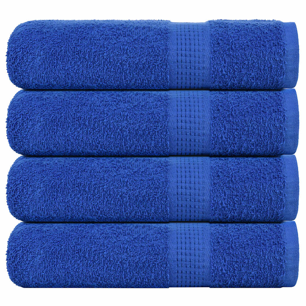 Badetücher 4 Stk. Blau 100x150 Cm 360 G/m² 100% Baumwolle Vidaxl