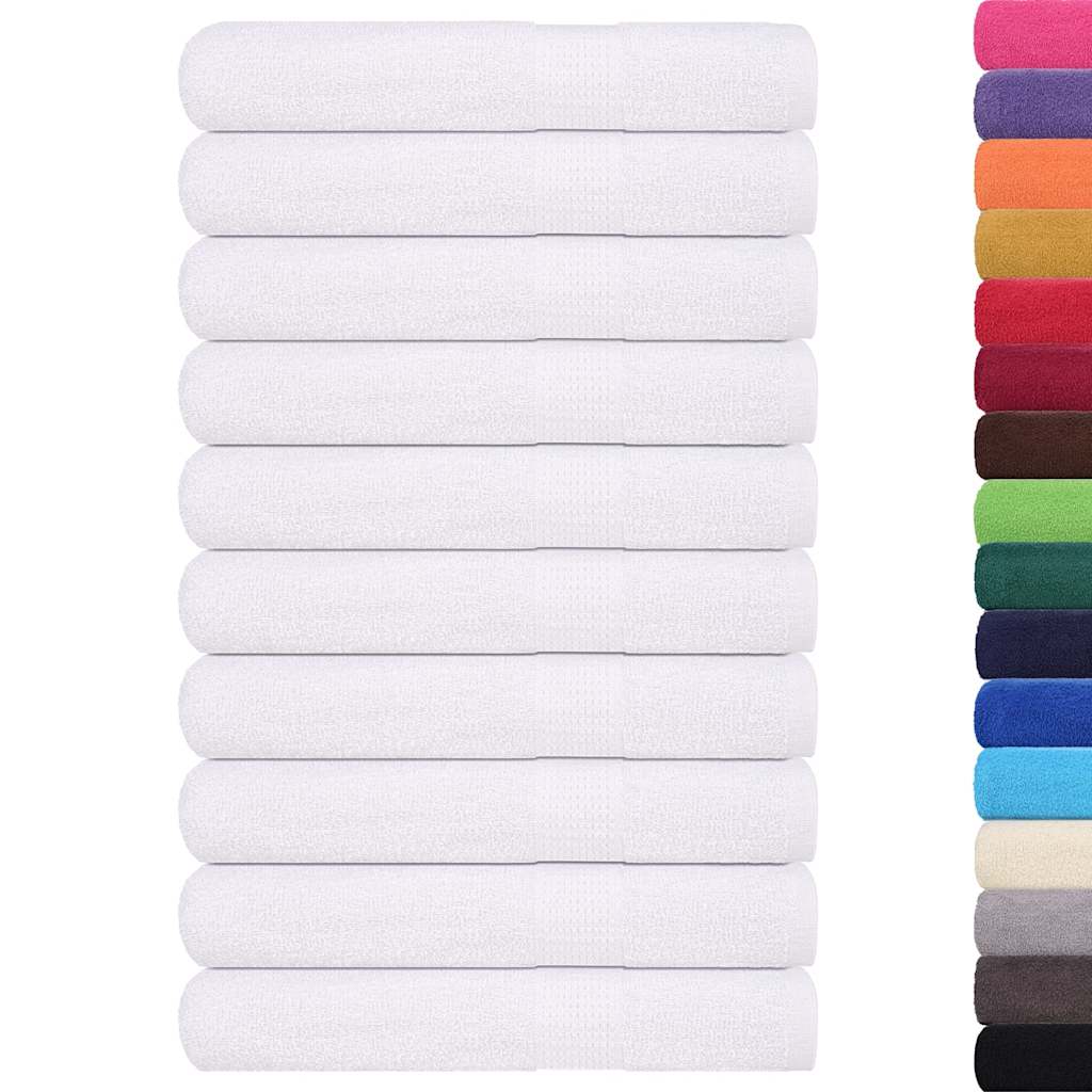 Handtücher 25 Stk. Weiß 100x200 Cm 360 G/m² 100% Baumwolle Vidaxl