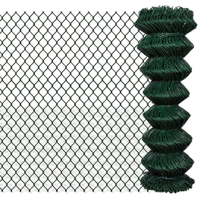 vidaXL Maschendrahtzaun Stahl 1,25x25 m 140350