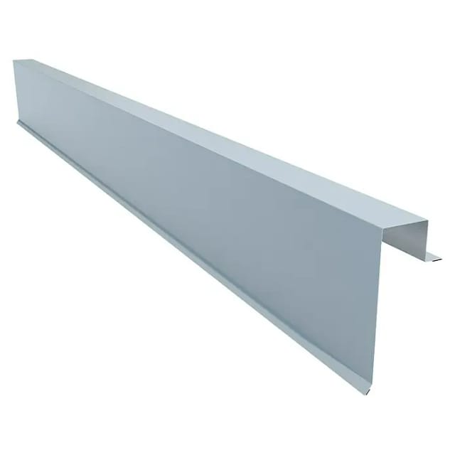 Smart Cover Solution Kantenwinkel für Sandwichplatte Stahl 200 cm Grauweiß