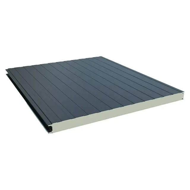 Smart Cover Solution Sandwichplatte Wand 250 cm x 100 cm x 4 cm Anthrazit