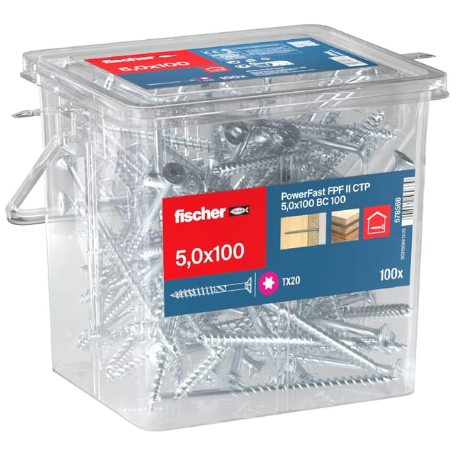 Fischer Schraube PowerFast II Ø 5 x 100 mm 100 Stk
