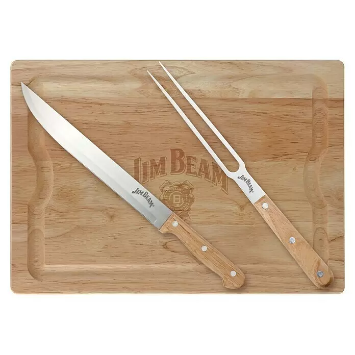 Jim Beam Schneidebrett-Set (3 -tlg., Holz)