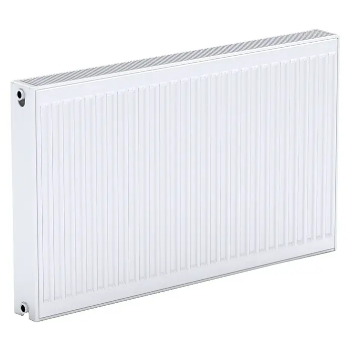 Flachheizkörper (B x H: 500 x 300 mm, Wärmeleistung bei Vorlauftemperatur von 75 °C (D: 50): 473 W, Typ Heizkörper: 22)