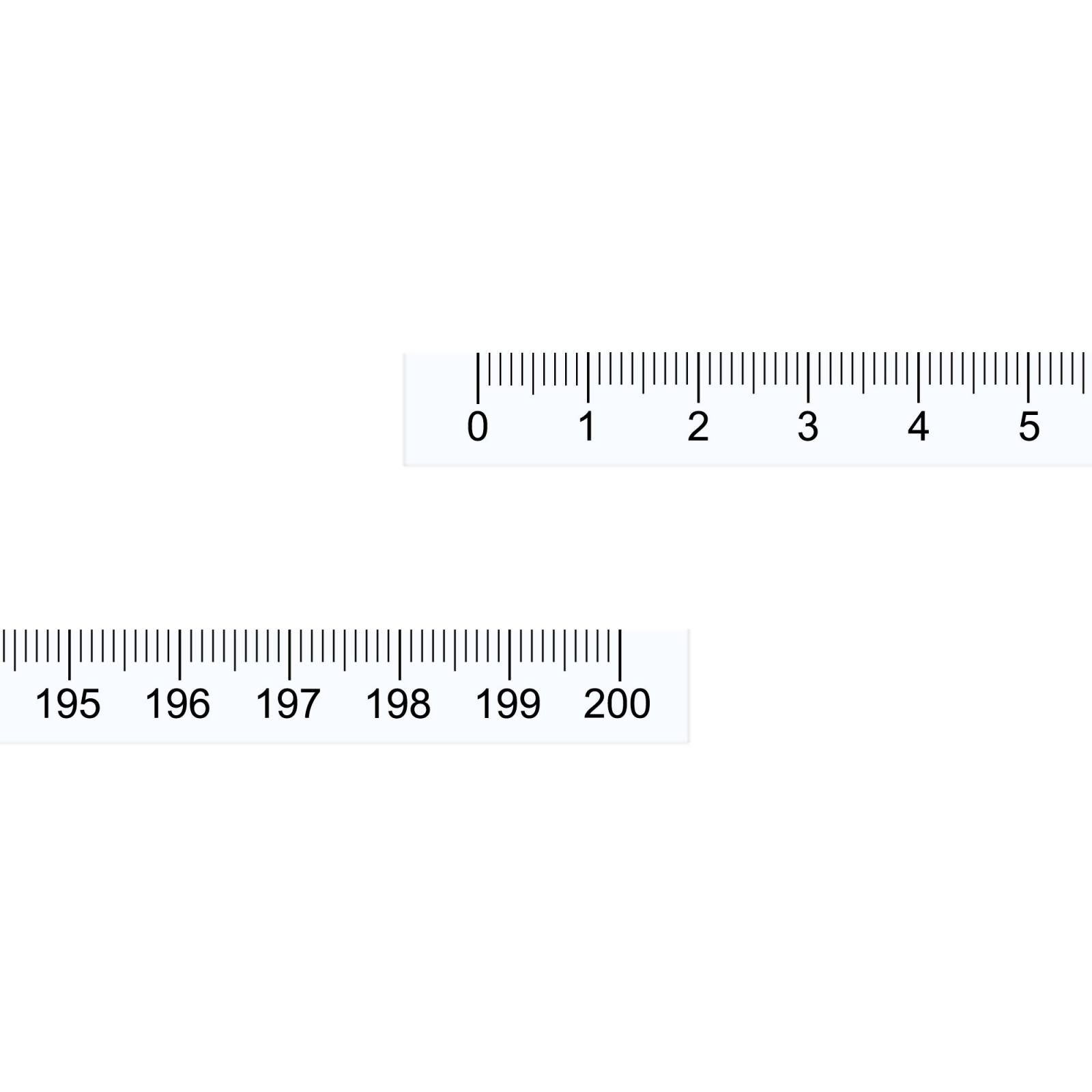 Maßklebeband 200cm für Workbench, Lineal transparent links nach rechts Bild 3