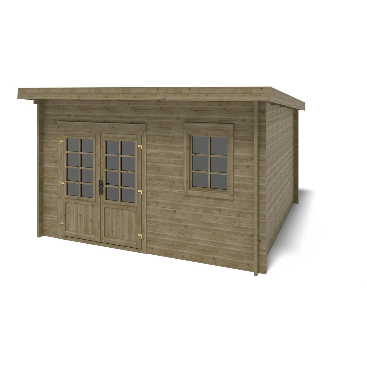 Altanka Gartenhaus Gerätehaus 12 m2 4x3 m 40 mm Imprägniert DOM717