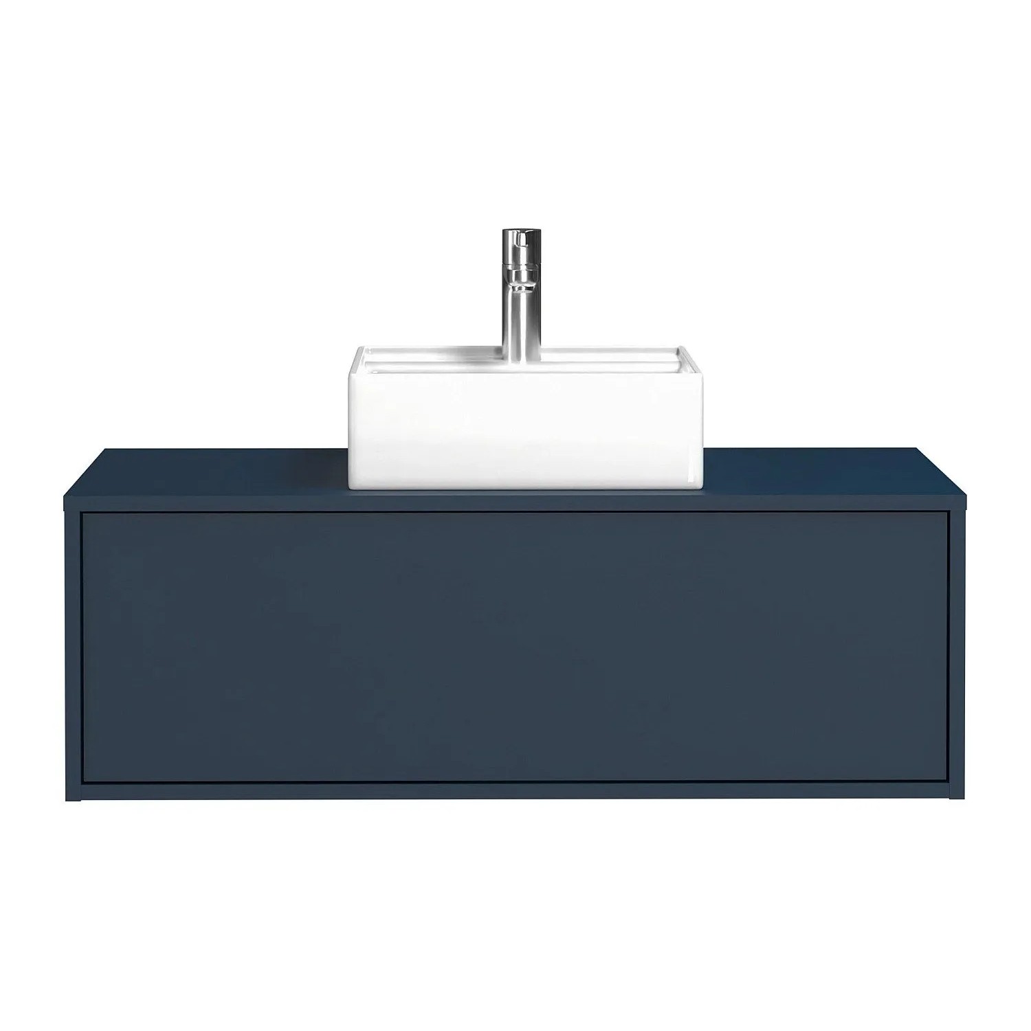 Vente-unique Einzelwaschtisch Teana Marineblau 94 cm