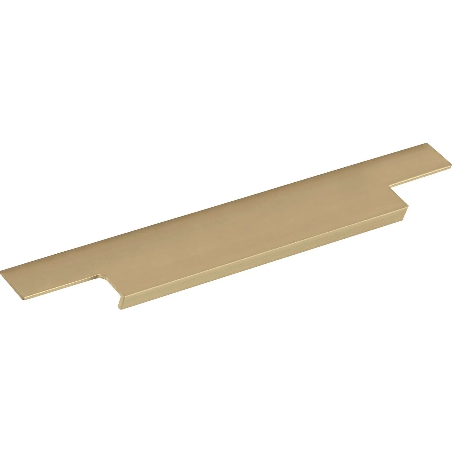 Furnipart Küchen Griffleiste Trim 1.095 mm zum Einnuten Aluminium Messing Gebürstet