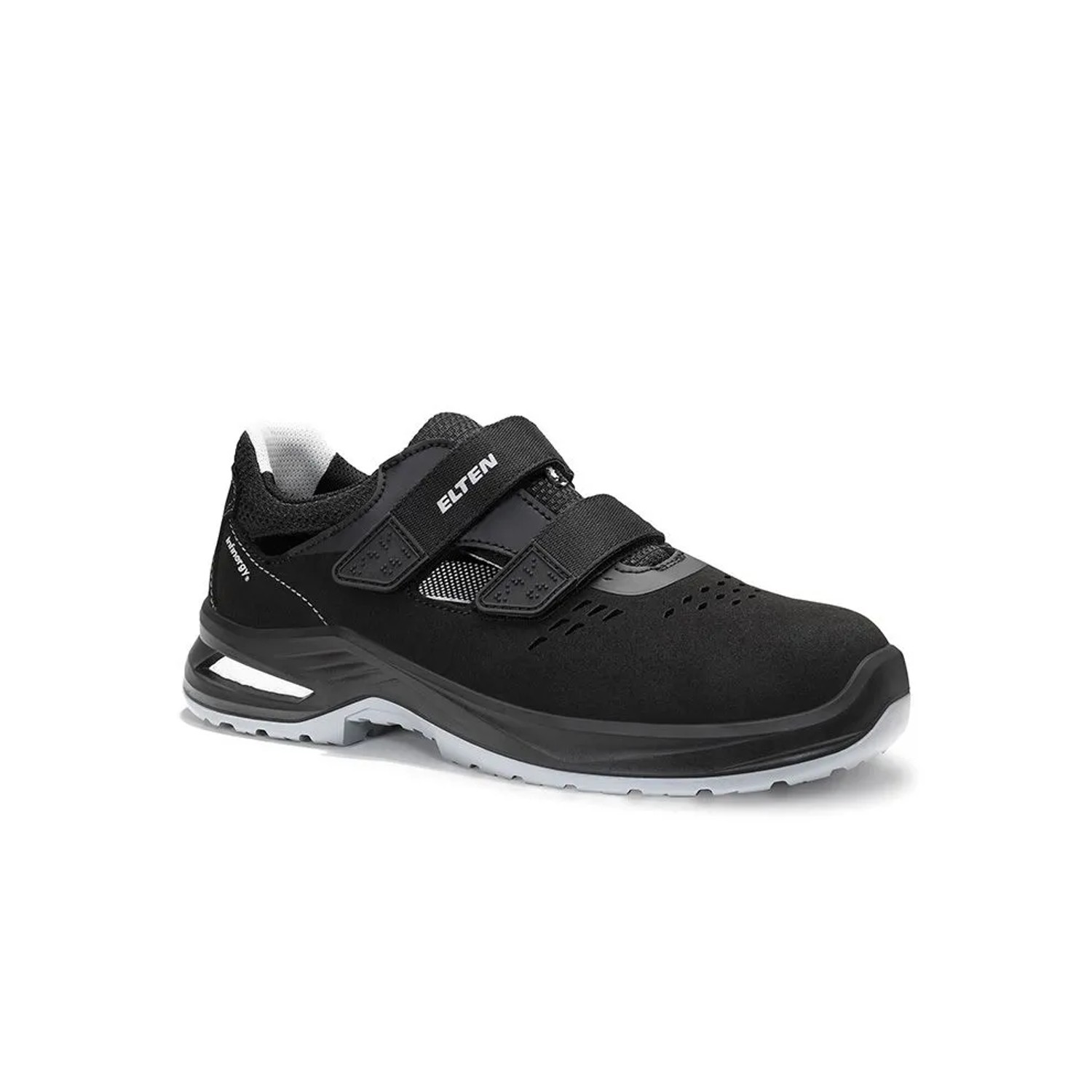 ELTEN Sicherheitssandale RAY XXFIT BLACK GREY Easy ESD S1 Typ 2 Größe 41